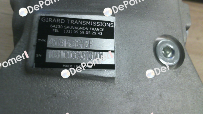 Dynabox 45 Basic 14,5 C H2 F Girard Transmissions