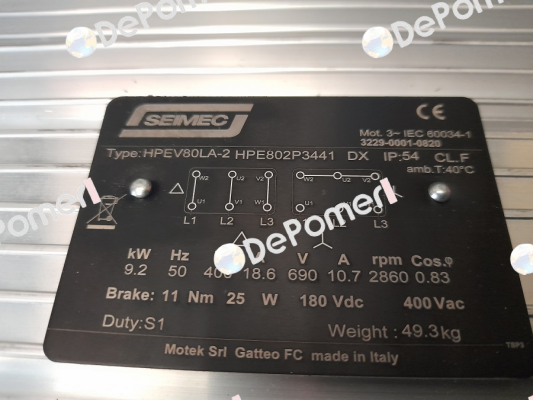 HPE802P3441 Seimec (Rossi)