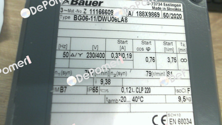 BGO6-11/DWUO6LA8 Bauer