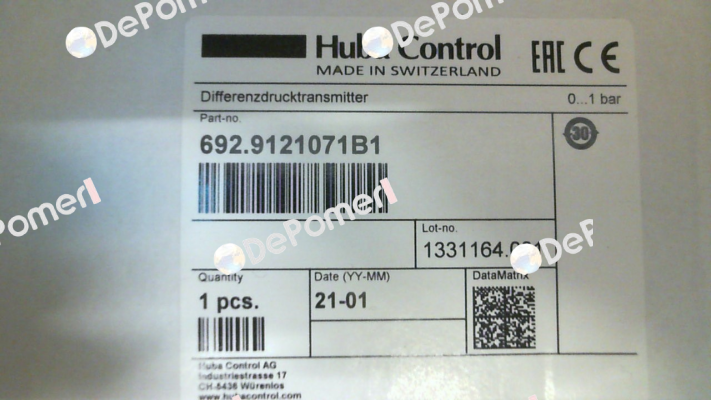 692.912107B1 Huba Control