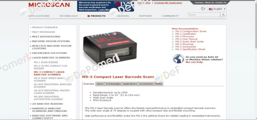 MS 3-0003 Microscan