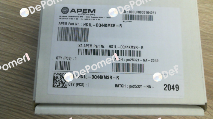 HS1L-DQ44KMSR-R Idec