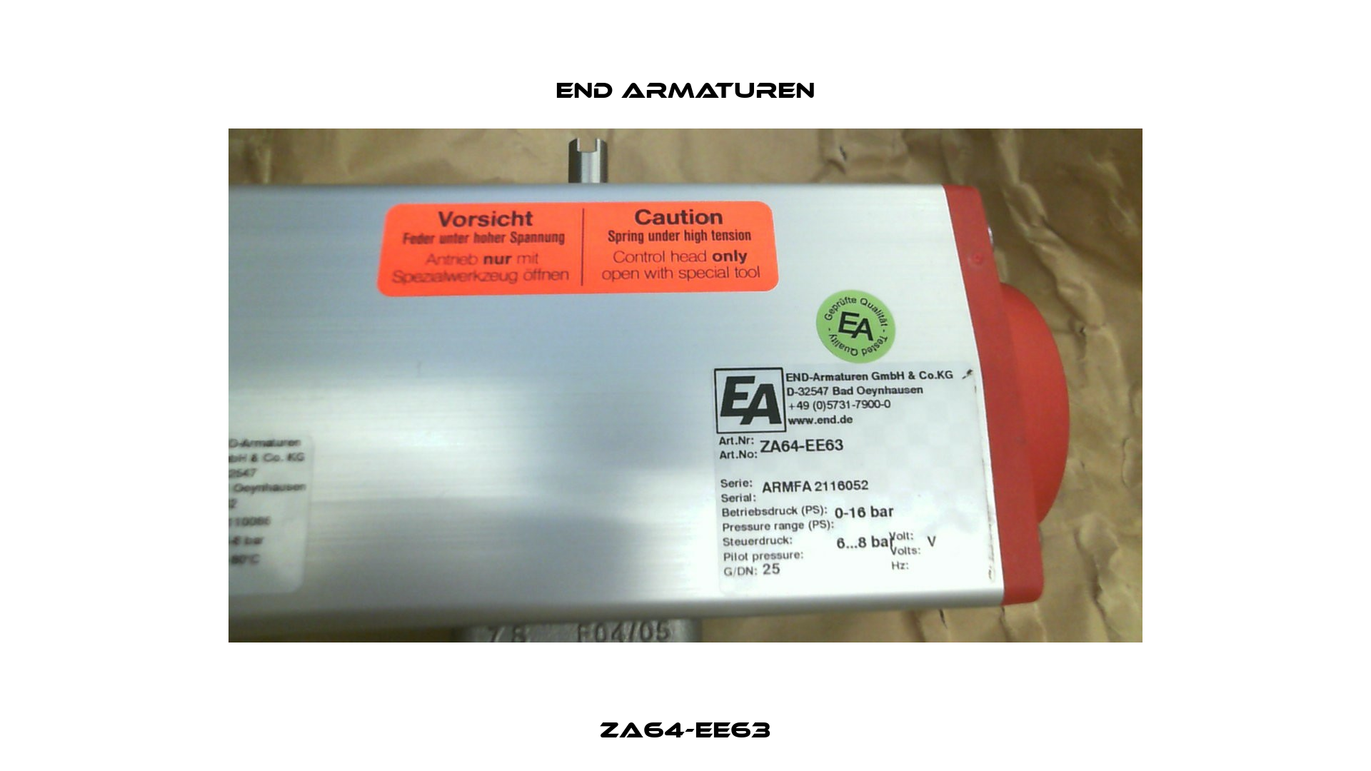 ZA64-EE63 End Armaturen