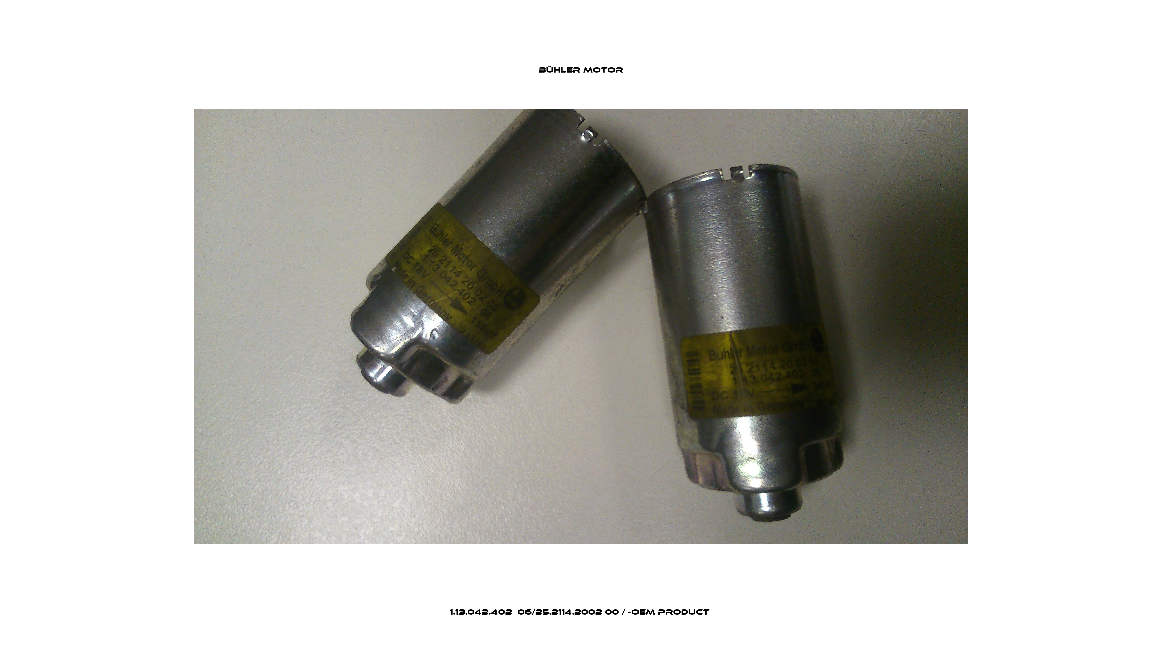 1.13.042.402  06/25.2114.2002 00 / -OEM product  Bühler Motor