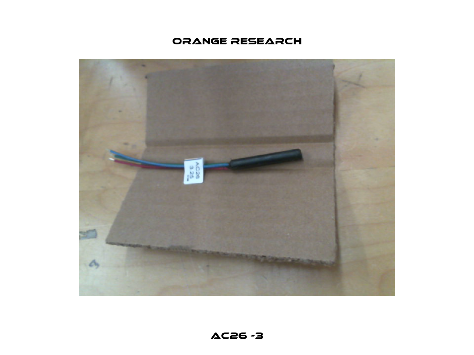 AC26 -3 Orange Research
