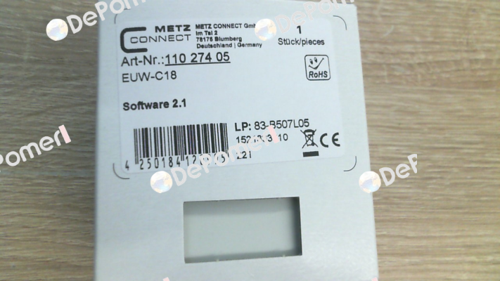 11027405 / EUW-C18 230VAC Metz Connect