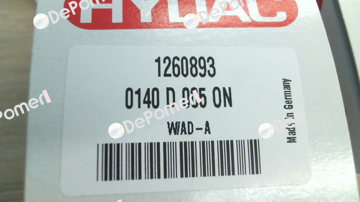 1260893 / 0140 D 005 ON Hydac