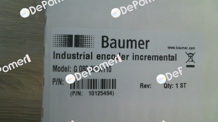G 080.020A110 / 10125494 Irion-Vosseler