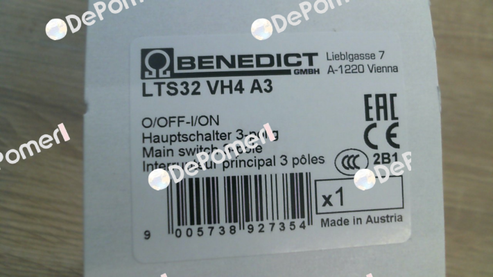 LTS32 VH4 A3 Benedict