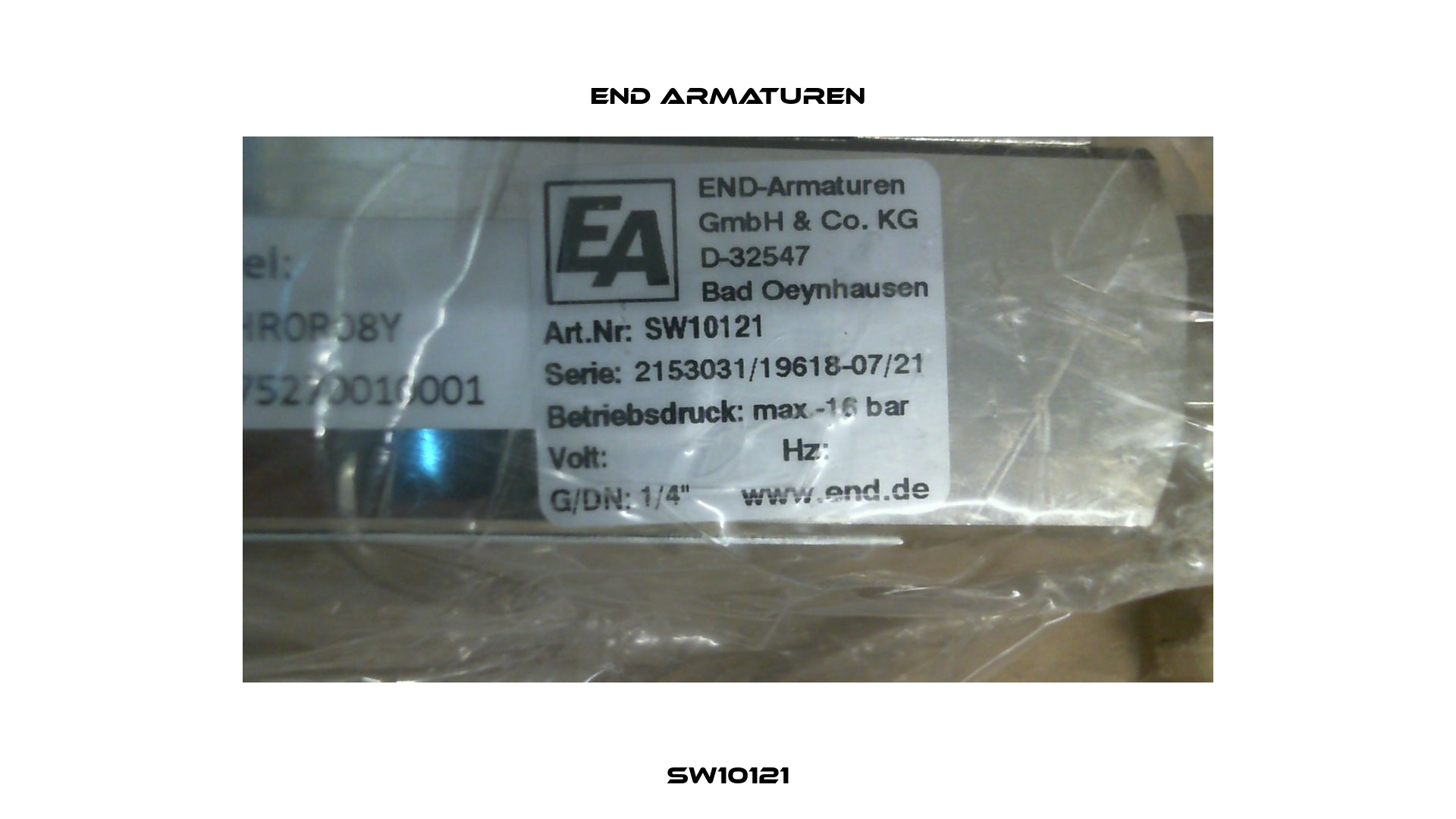 SW10121 End Armaturen