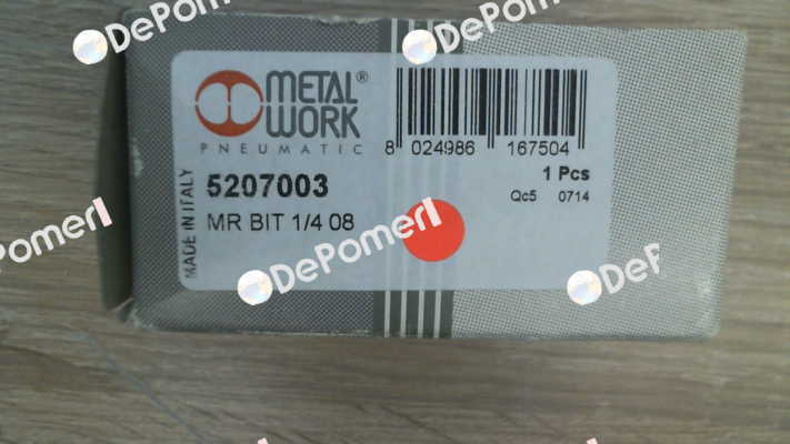 p/n: 5207003; Type: MR BIT 1/4 08 Metal Work