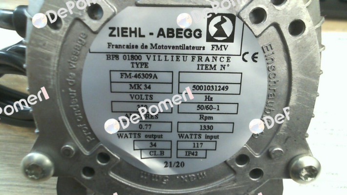 XGZA9999W FMV-Lamel (now Ziehl Abegg)