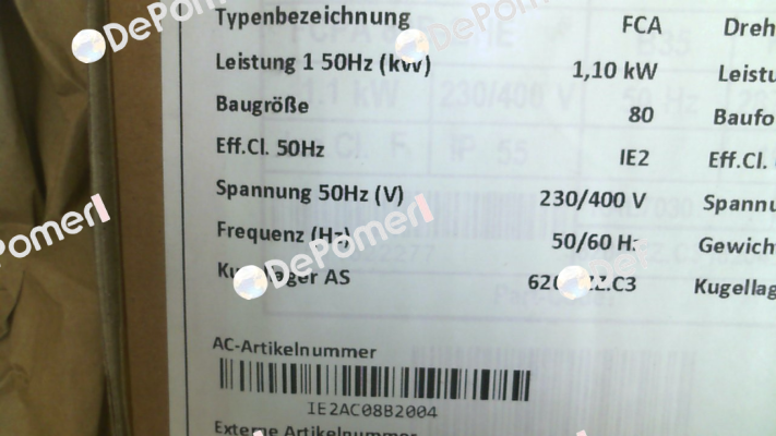 FCPA 80B-2/HE AC Motoren