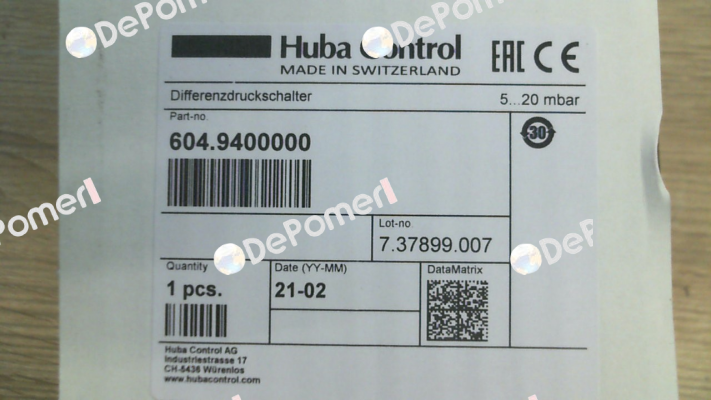 604.9400000 Huba Control