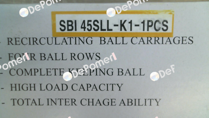 SBI45SLL K1 SBC Linear Rail System