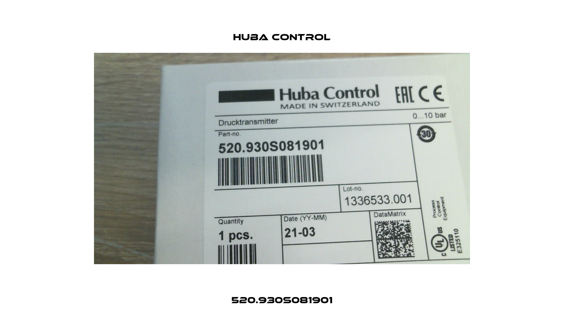 520.930S081901 Huba Control