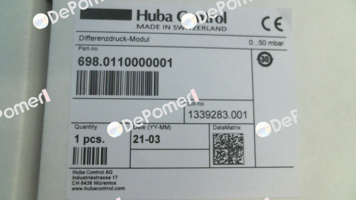 698.0110000001 Huba Control