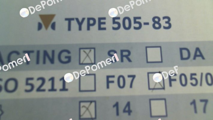 Type 505-83 Dansk Ventil Center A/S