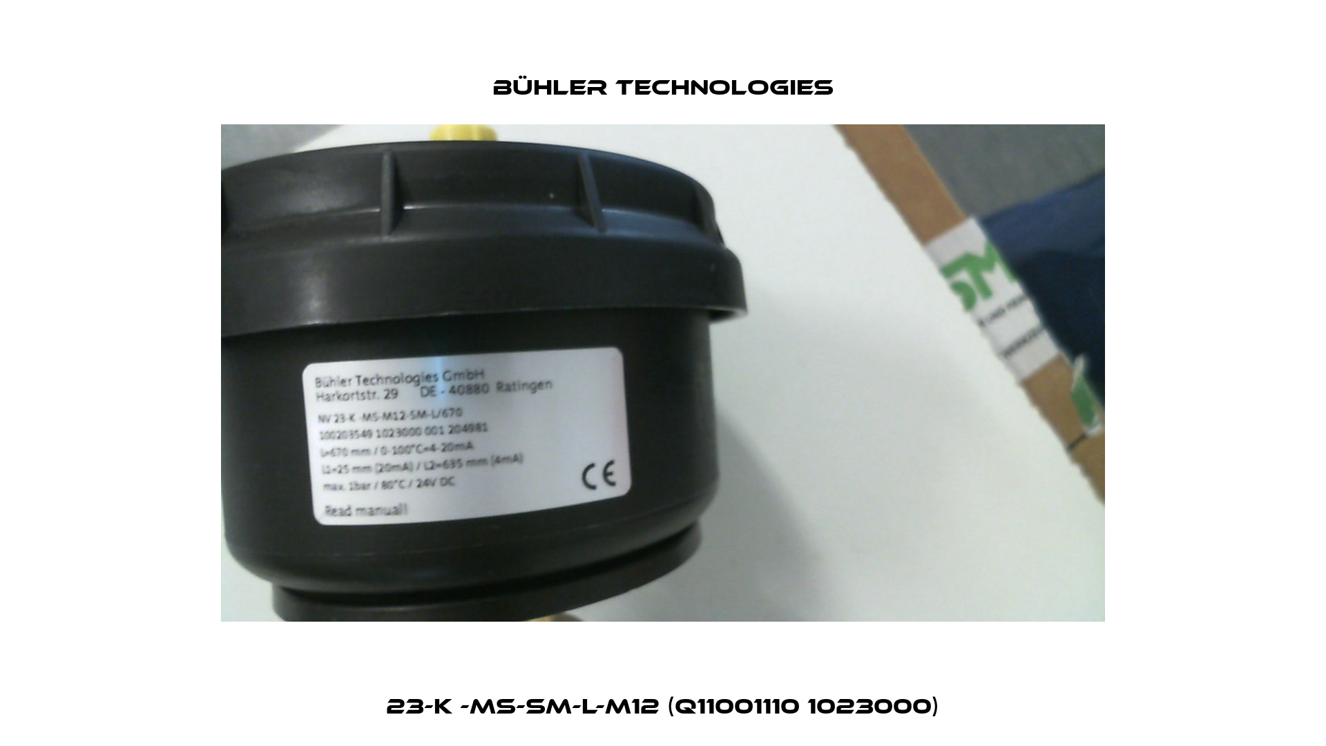 23-K -MS-SM-L-M12 (Q11001110 1023000) Bühler Technologies