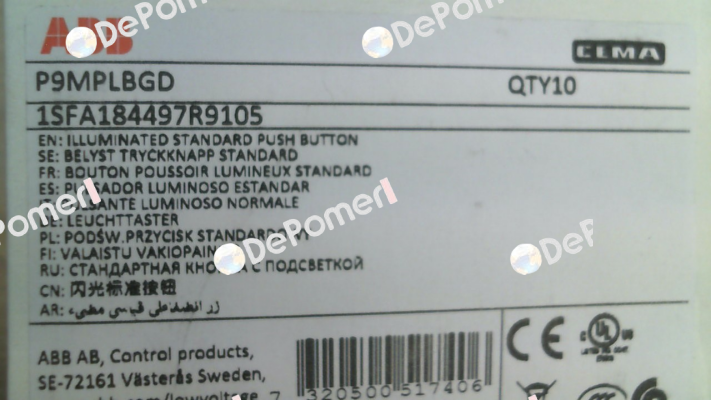 P9MPLBGD Cema (General Electric)