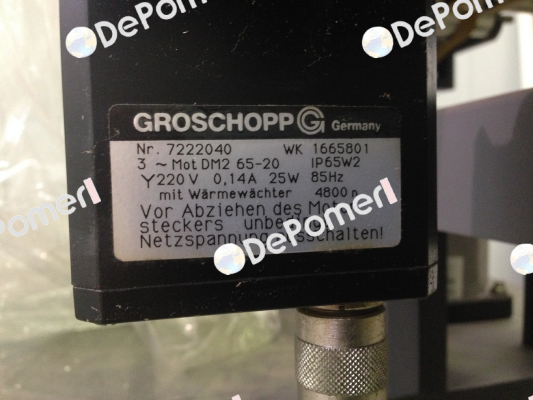 DM2 65-20/E1 (10:1)  Groschopp
