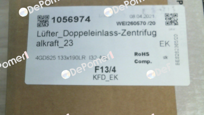 4GDS25 133x190LR I32-A9p /1056974 Ecofit