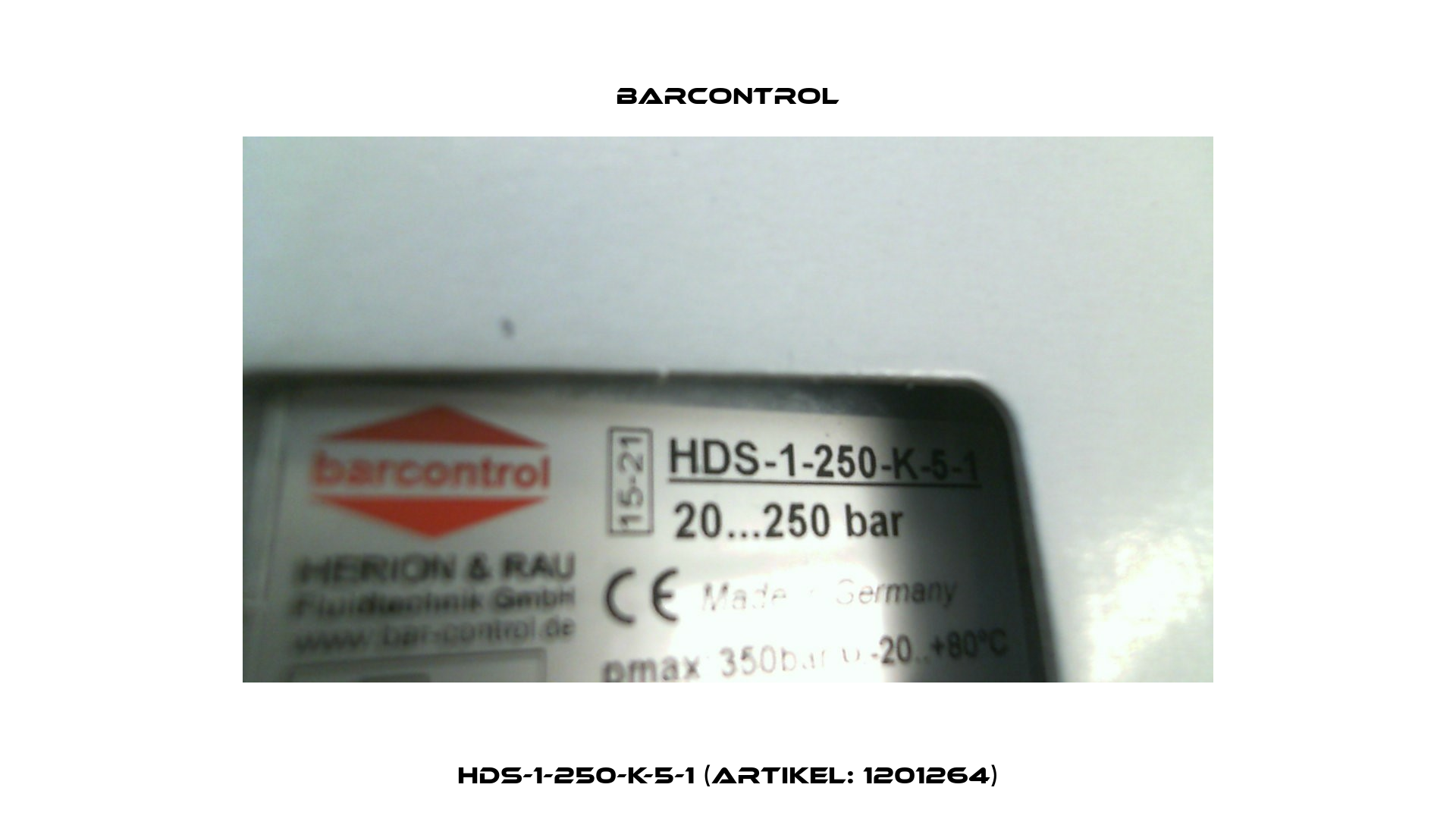 HDS-1-250-K-5-1 (Artikel: 1201264) Barcontrol