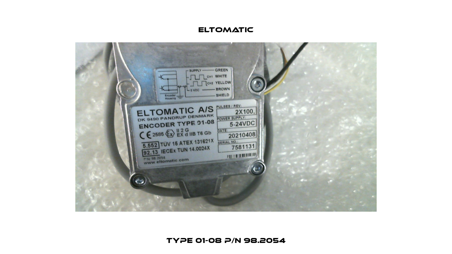 Type 01-08 P/N 98.2054 Eltomatic