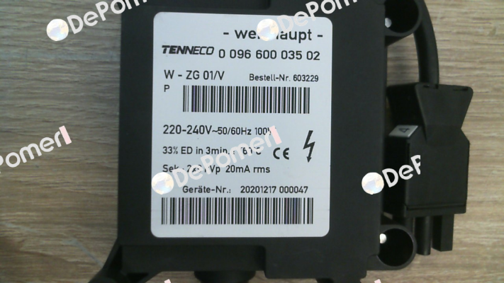 603 228 Weishaupt