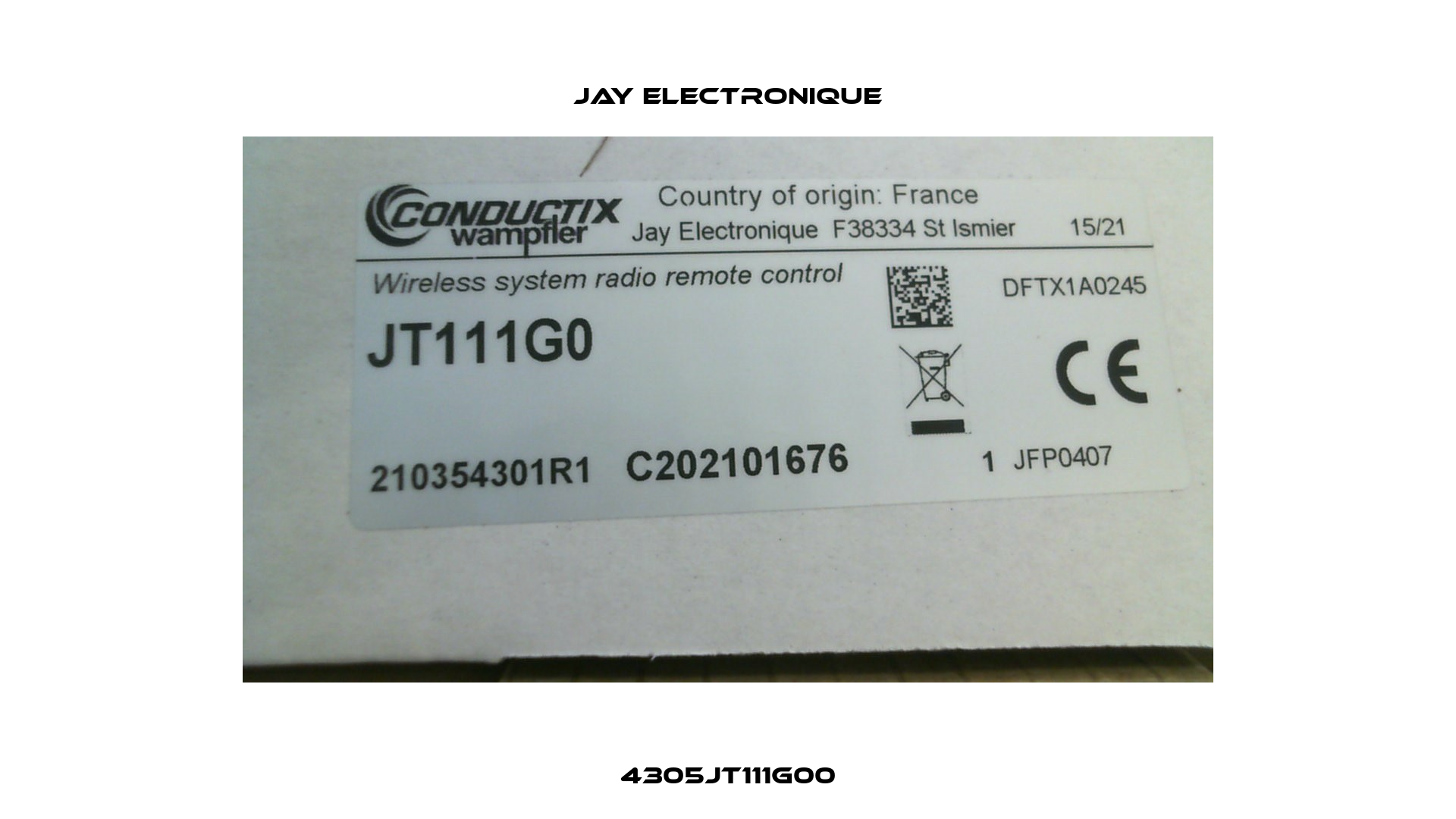 4305JT111G00 JAY Electronique