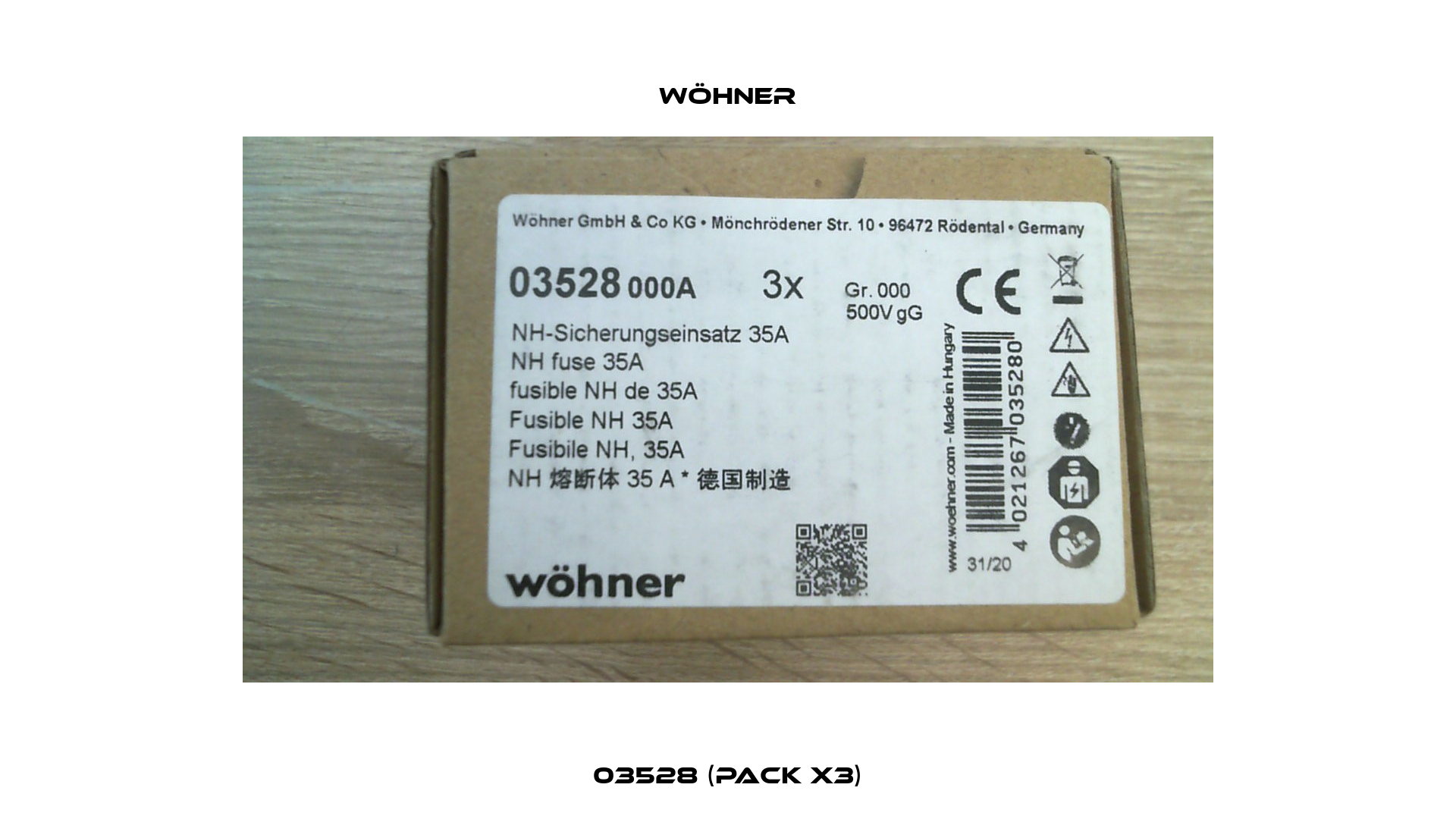 03528 (pack x3) Wöhner