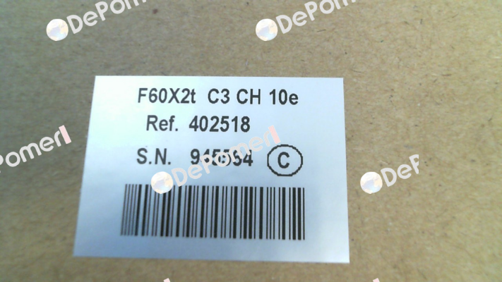 P/N: 402518, Type: F60X2t C3 CH 10e Scaime