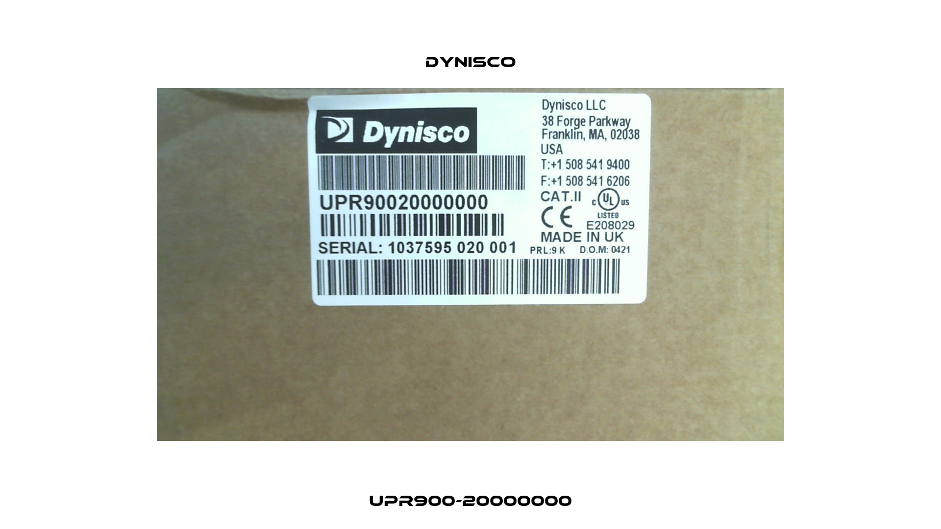 UPR900-20000000 Dynisco