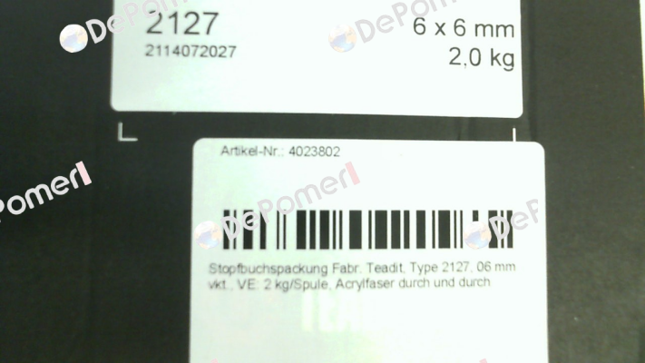 2127 6x6mm Teadit