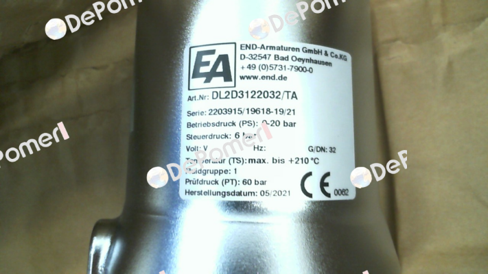 DL2D3122032/TA End Armaturen