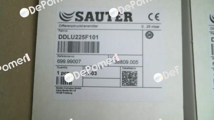 DDLU225F101 Sauter