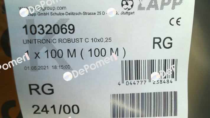 1032069 (roll x100 meters) Lapp Kabel