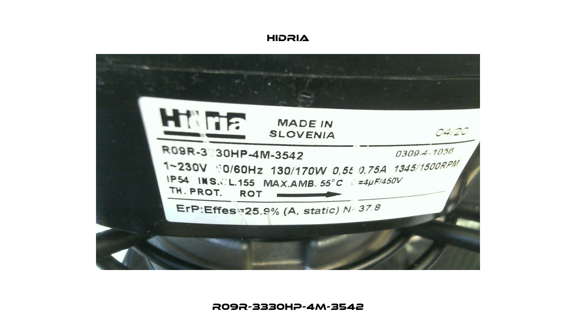 R09R-3330HP-4M-3542 Hidria