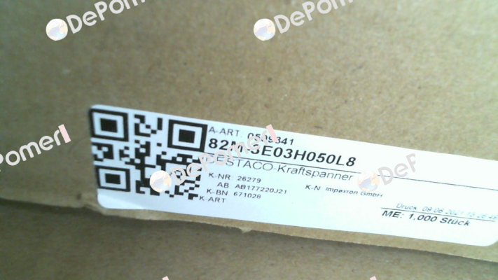 82M-3E03H050L8 Destaco