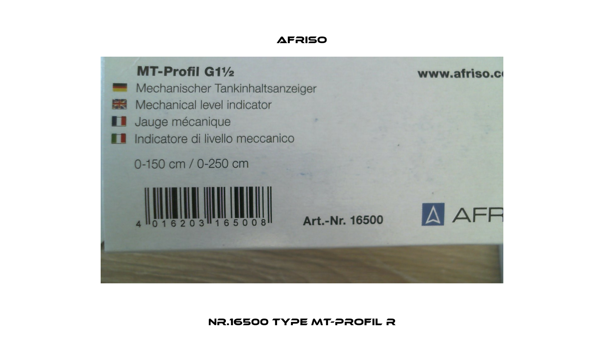 Nr.16500 Type MT-Profil R Afriso