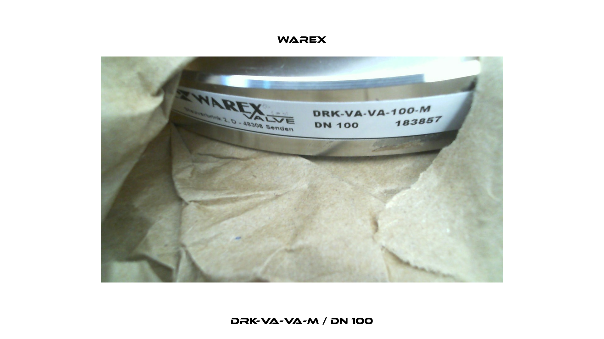 DRK-VA-VA-M / DN 100 Warex