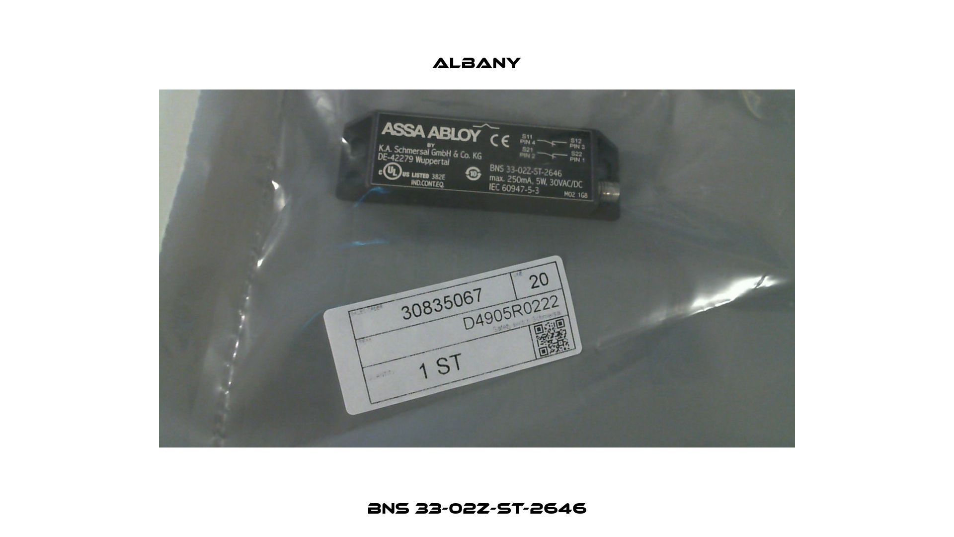 BNS 33-02z-ST-2646 Albany