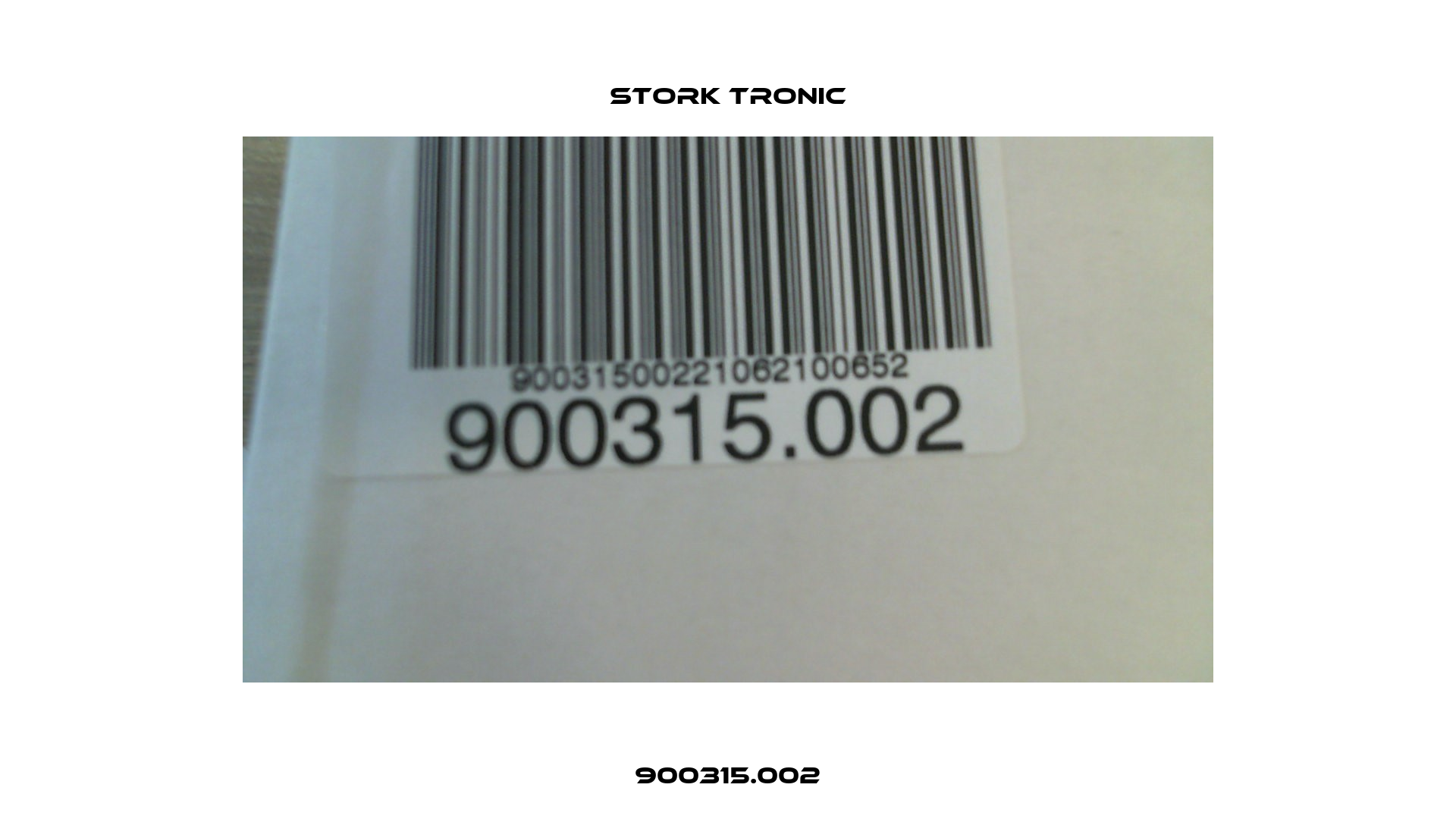 900315.002 Stork tronic