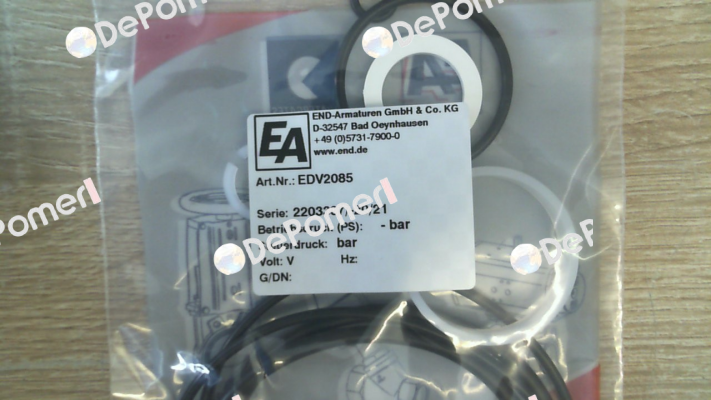 EDV2085 End Armaturen