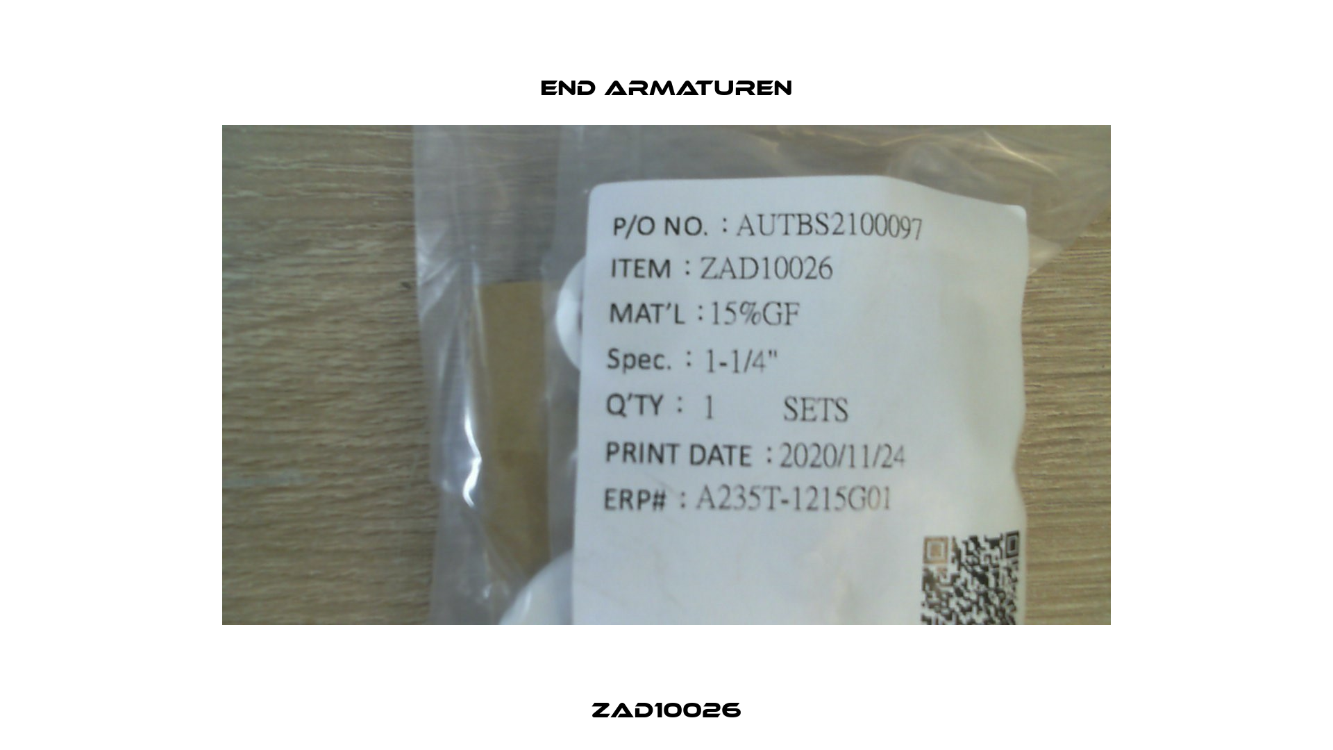 ZAD10026 End Armaturen
