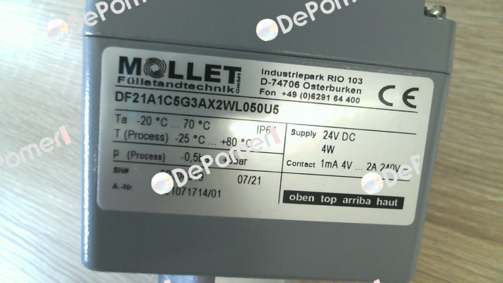 DF21A1C5G3AX2WL050U5 Mollet