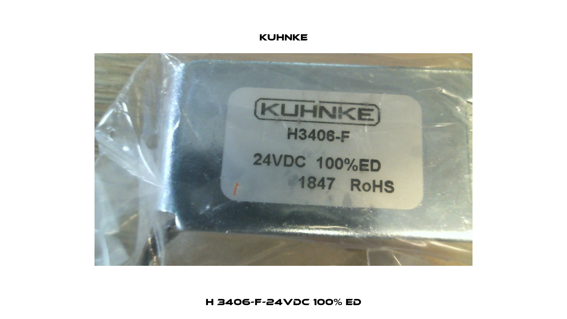 H 3406-F-24VDC 100% ED Kuhnke