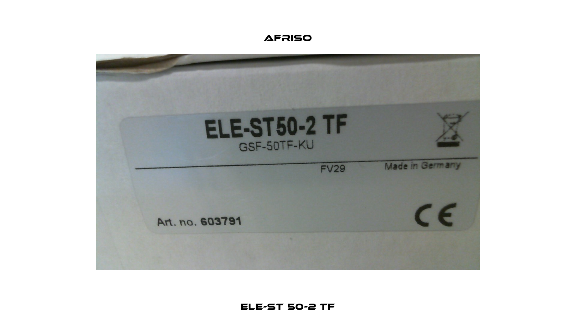 ELE-ST 50-2 TF Afriso