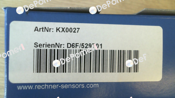 p/n: KX0027, Type: KXS-250-M32/70-X-M32-PEEK/VAb-250C-X05/Y95 Rechner