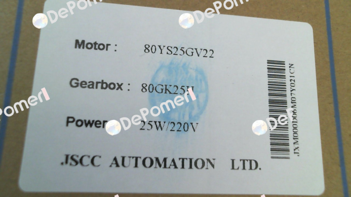 80YS25GV22 JSCC AUTOMATION CO., LTD.